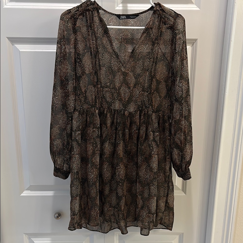 (5/$30 deal) 
Zara snake Patterned Women's Dress